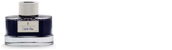 Faber-Castell, Graf von Ink bottle, Encre GvFC Luxury Ink series Cobalt Blue Ink