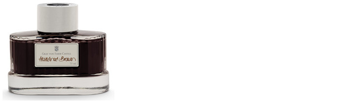 Faber-Castell, Graf von Ink bottle, Encre GvFC Luxury Ink series Brown Ink