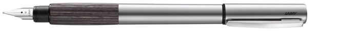 Lamy Fountain pen, Accent AL series Palladium (Grey wood grip)