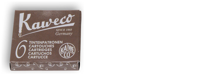 Kaweco Ink cartridge, Refill & ink series "Caramel Brown" ink