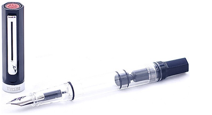 Stylo plume TWSBI, série Eco Noir