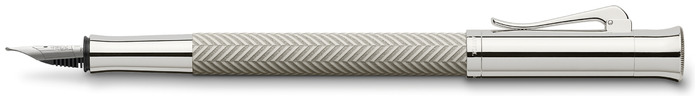Stylo plume Faber-Castell, Graf von, série Guilloche Ciselé Gris pâle