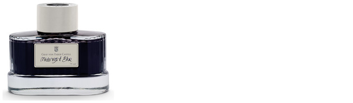 Faber-Castell, Graf von Ink bottle, Encre GvFC Luxury Ink series Midnight Blue Ink