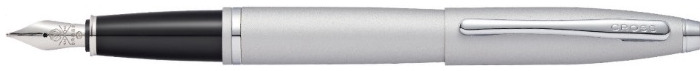 Stylo plume Cross, série Calais Chrome satiné