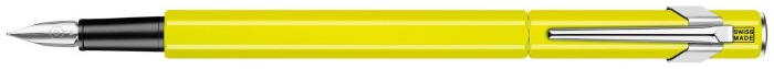 Stylo plume Caran d'Ache, série 849 FP Jaune fluo