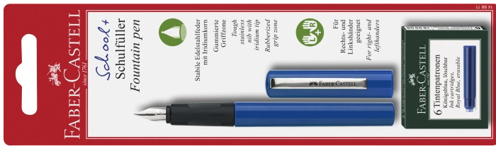 Faber-Castell Fountain pen, School series Blue