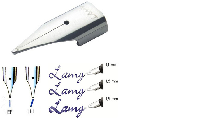 Lamy Fountain pen nib, Parts series Steel Z50 (Special sizes)