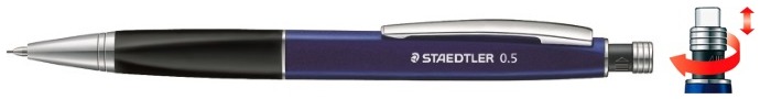 Porte-mine Staedtler, série Graphite 760 Bleu (0.5mm)
