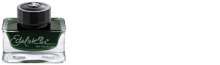 Pelikan Ink bottle, Edelstein Ink series Olive green Ink (Olivine) Ink of the year 2018