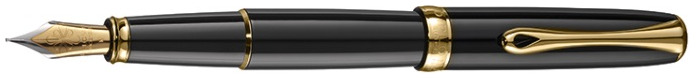 Diplomat Fountain pen, Excellence A² series Black GT