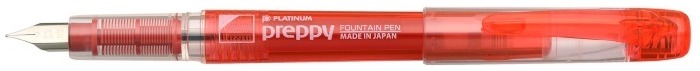 Platinum Fountain pen, Preppy series Red