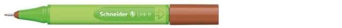 Crayon feutre Schneider, série Link-It Encre Mahogany brun (0.4mm)