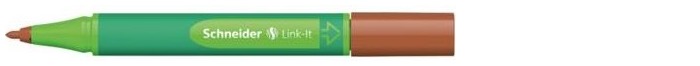 Crayon feutre Schneider, série Link-It Encre Mahogany brun (1.0mm)