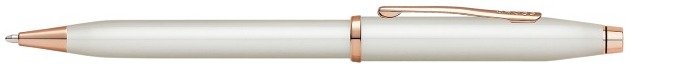 Stylo bille Cross, série Century II Blanc nacré PGT