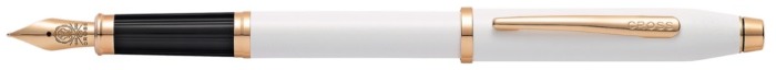 Cross Fountain pen, Century II series Pearlescent White PGT