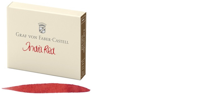 Cartouche d'encre Faber-Castell, Graf von, série Encre GvFC Luxury Ink Encre Rouge Inde