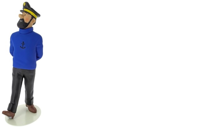 Tintin Figurine, Decorations series Haddock Musée Imaginaire collection