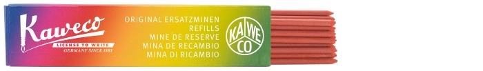 Mine 2 mm Kaweco, série Accessoires Rouge (24/boîte)