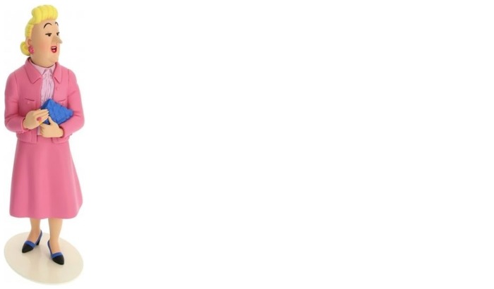 Tintin Figurine, Decorations series Castafiore Musée Imaginaire collection