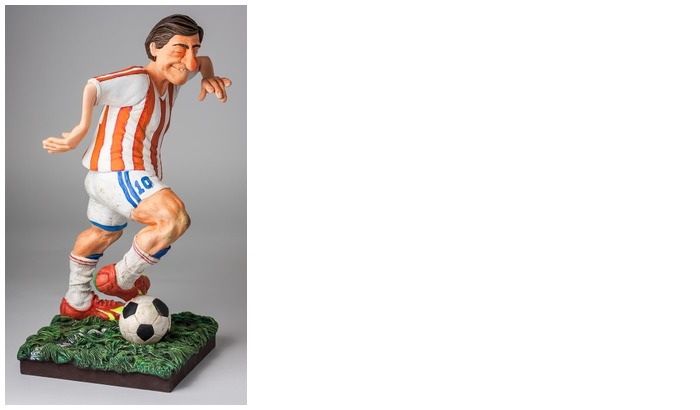 Figurine Forchino, série Les Métiers Édition Spéciale Le Joueur De Football