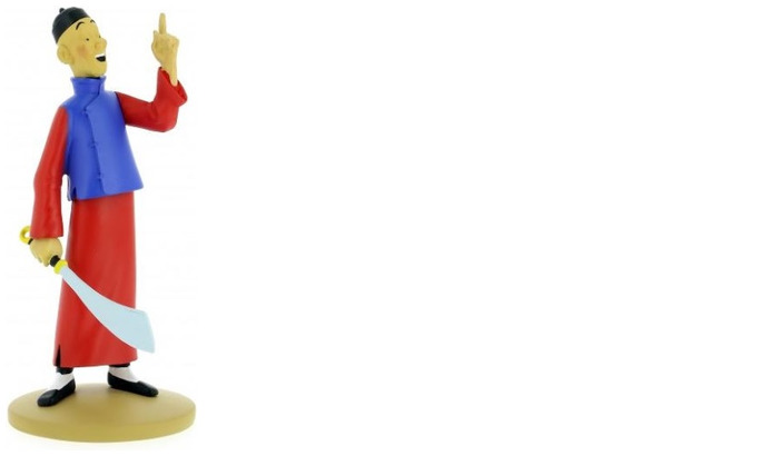 Tintin Figurine, Decorations series Didi is crazy