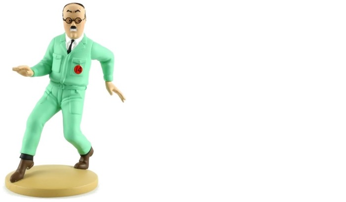 Tintin Figurine, Decorations series Assistant Engineer Frank Wolff 