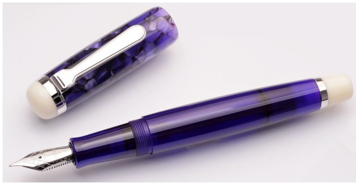 Opus 88 Fountain pen, Omar series Translucent purple