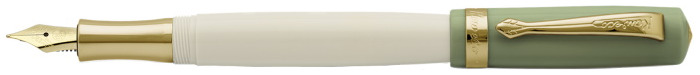 Kaweco Fountain pen, Student series Ivory/Green Gt (60's Swing) 