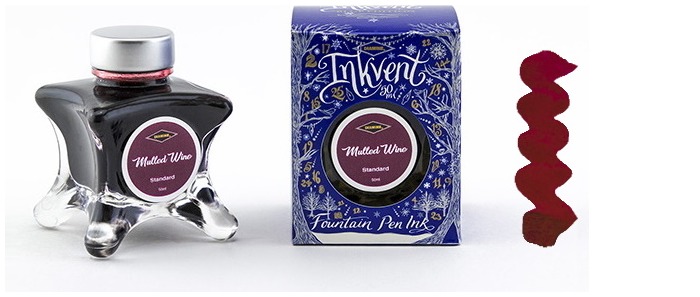 Bouteille d'encre Diamine, série Inkvent Encre Mulled Wine (50ml)