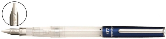 Stylo plume Sailor, série Compass HighAce Neo Calligraphy Fountain Pen Bleu/Translucide (2.0mm) 