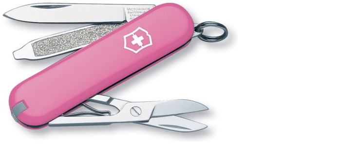 Victorinox Knife, Small Pocket Knives series Pink (Classic SD)