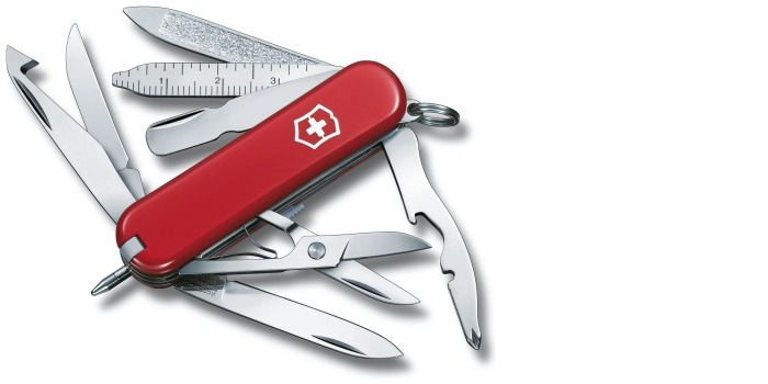 Victorinox Knife, Small Pocket Knives series Red (MiniChamp)