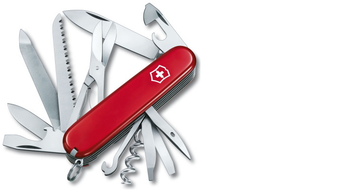 Victorinox Knife, Medium Pocket Knives series Red (Ranger)