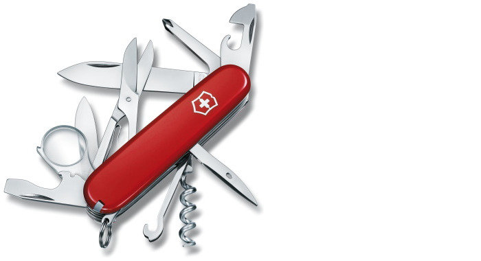 Victorinox Knife, Medium Pocket Knives series Red (Explorer)