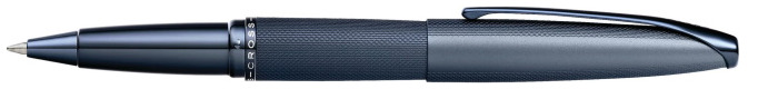 Stylo bille roulante Cross, série ATX PVD bleu foncé