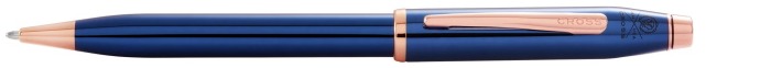 Stylo bille Cross, série Century II Bleu cobalt PGT
