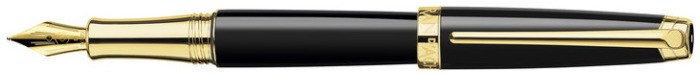 Stylo plume Caran d'Ache, série Léman Noir laqué GT