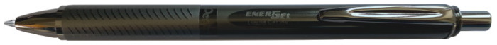 Pentel Retractable Gel pen, EnerGel Alloy series Gun metal/Brown