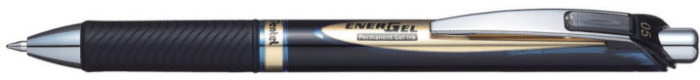 Pentel Retractable Gel pen, EnerGel series PERMANENT* Blue ink (Metal tip)