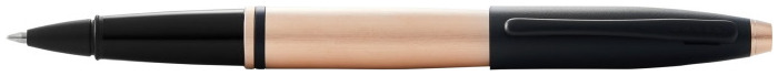 Stylo bille roulante Cross, série Calais Or rose/Noir