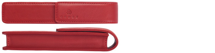 Cross Pen pouch, Leather series Crimson red (Single)