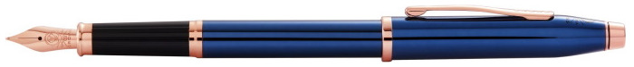 Stylo plume Cross, série Century II Bleu cobalt PGT
