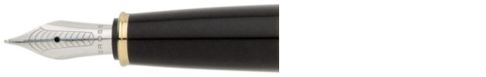Pointe de stylo plume Cross, série Pièces Acier inoxydable - Anneau plaqué or (Bailey)
