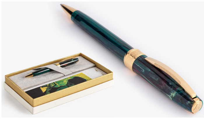 Visconti Ballpoint pen, Van Gogh Special Edition series Dark green (The Novel Reader)
