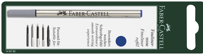 Faber-Castell felt tip refill, Refill & ink series Blue ink
