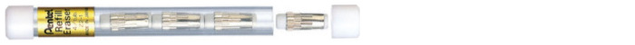Pentel Pencil eraser replacement, Accessories series (4/Tube)