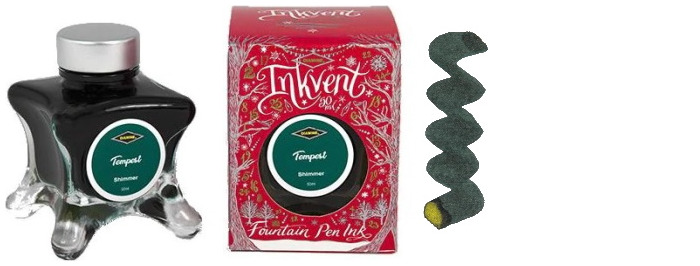Diamine Ink bottle, Inkvent Red Edition series Tempest ink (50ml)
