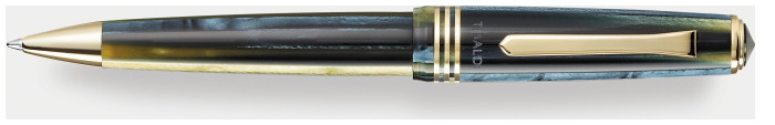 Tibaldi Ballpoint pen, N°60 series Blue-Green GT (Retro zest)