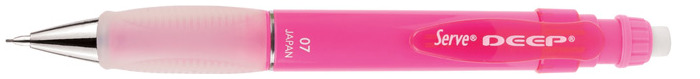 Serve Mechanical pencil , Deep - Fluo series Pink