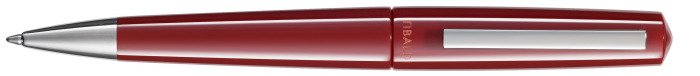 Stylo bille Tibaldi, série Infrangibile Rouge CT (Deep red)